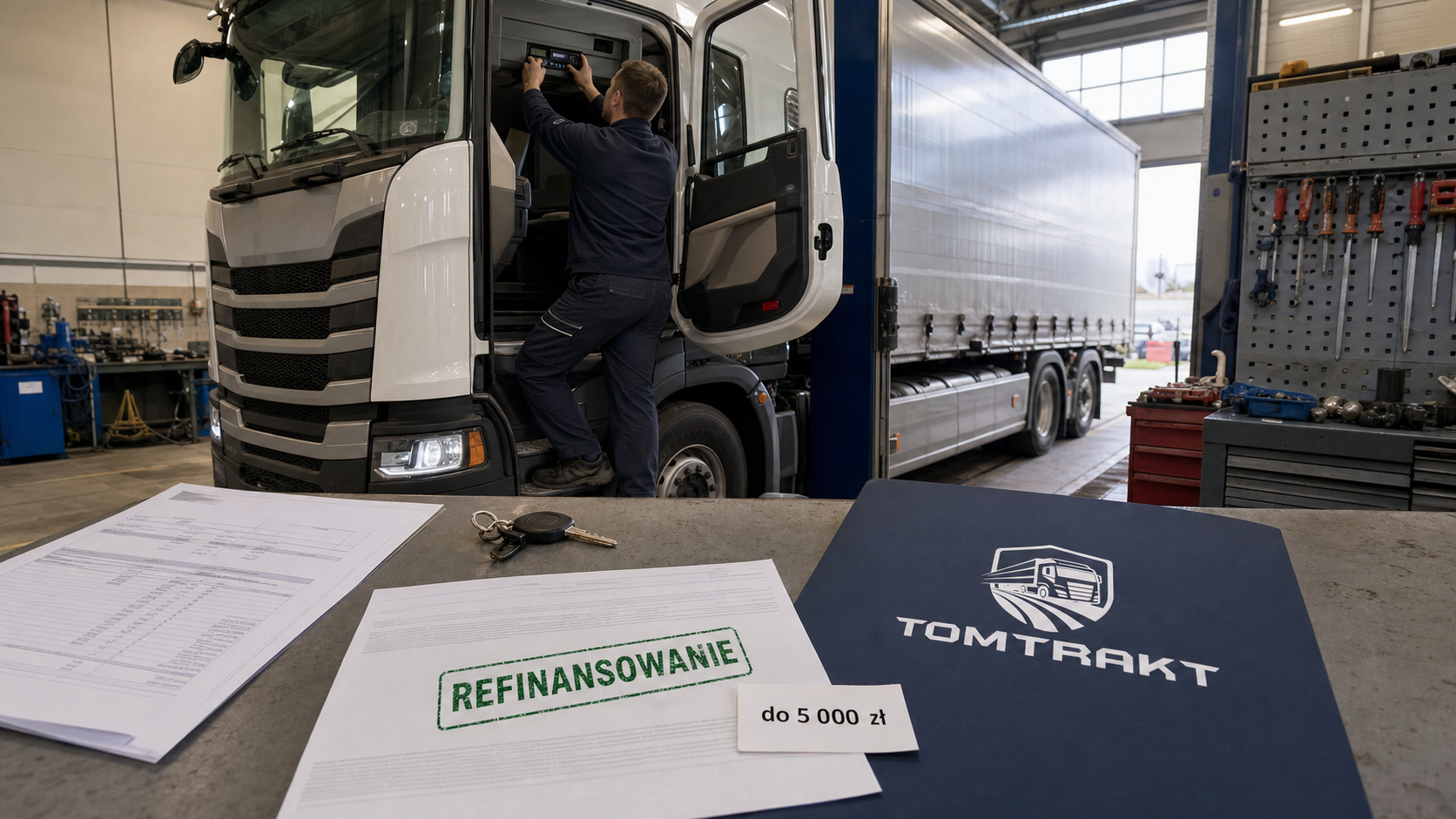 Montaż tachografu oraz dokumentacja refinansowania do 5 000 zł